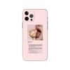 Розовая эстетика Эстетичный чехол для телефона для iphone 5 5s 2020se 6 6s 7 8 plus x 10 XR XS 11 12 13 mini pro MAX черная задняя крышка из ТПУ