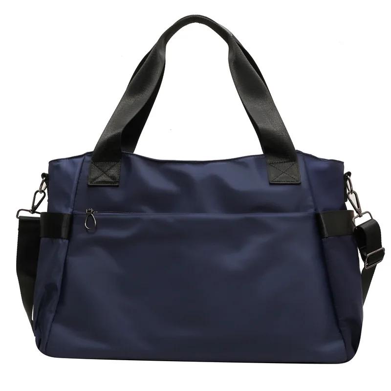 Новая женская дорожная сумка, спортивная и фитнес-сумка, универсальная усовершенствованная сумка для поездок на работу, упрощенная тканевая сумка