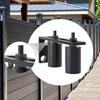 Guide Roller for Sliding Gates - Post Bracket, Accessories, Versatile Double Nylon Rollers