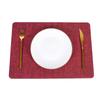 PU Leather Placemats Anti Slip Coaster Creative Dining Table Place Mats  Household