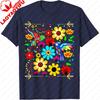 Floral Bird Otomi Mexican Style Shirt Mexicano Fashion Casual Tshirt Mexicana Unisex Unisex TShirt Creative Graphic Printed Tee