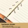 A5 Business Loose-leaf Notebook, Student Buckle Diary, Notepad, Subject Notebook, Replaceable Inner Pages, Hand Ledger