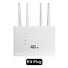 Wi-Fi роутер с EU/US вилкой, 150 Мбит/с, сетевой модем, внешняя антенна, слот для SIM-карты, 4G беспроводной роутер, 4 сетевых порта для дома и офиса