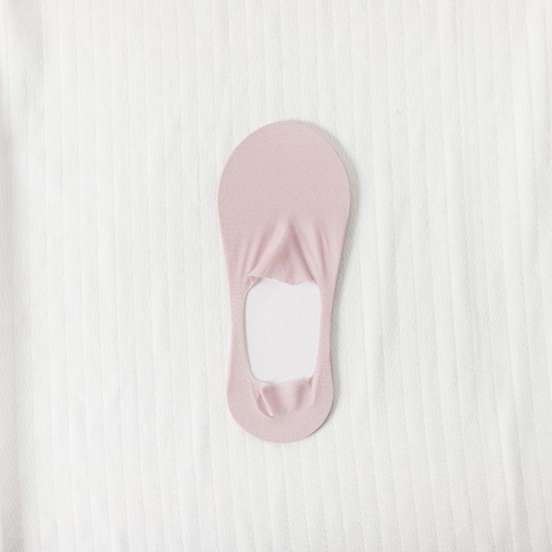 Женские ультратонкие низкие невидимые хлопковые носки с силиконовой противоскользящей вставкой для туфель на высоком каблуке