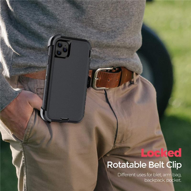 Case For iPhone 14 13 12 11 Pro Max Mini X XS Max XR Heavy Shockproof Defend Cover For iPhone SE2 6s 6 7 8 Plus Case For Samsung S22 S21 S20 Plus