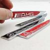 AABHA1 2pcs 3D Metal Car Fender Side Wing Mercedes AMG Logo Emblem Badge Sticker For Mercedes Benz AMG B C E G Class GLB GLC GLK GLE