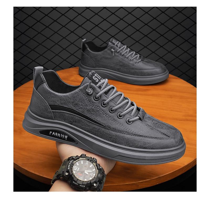 Autumn Men's Shoes New Breathable Tooling Shoes Men's Trend Versatile Martin Boots Men's Platform Casual Board Shoes