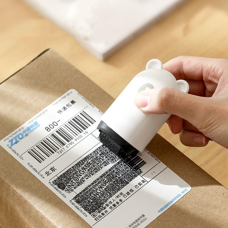 Роликовый штамп для защиты от кражи, защита конфиденциальных данных, роликовый штамп безопасности, ролик для печати конфиденциальности, защита от кражи