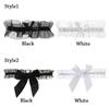 1pcs Elastic Bride Bowknot Lace Sexy Fashion Thigh Ring Leg Ring Bridal Leg Garter Garter