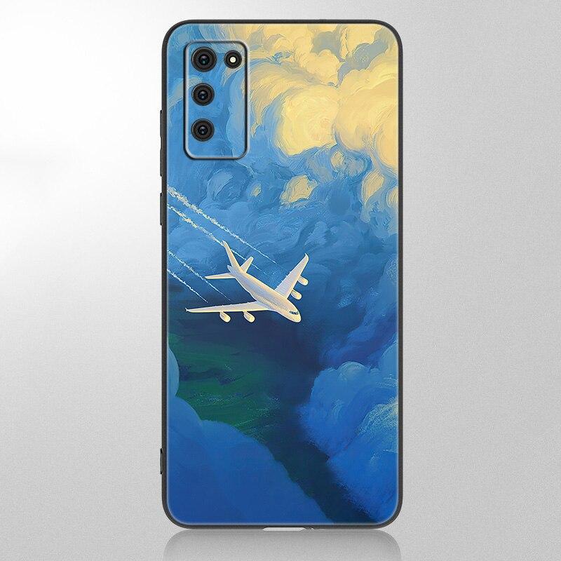 Чехол для Samsung Galaxy A12 A02S A22 A32 A52 A72 A71 A51 A41 A31 A21 A11 A50 A70 A10S A20S, черный чехол