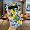 Средиземноморский Лимон Для Чехла Телефона Google Pixel 9 8 7 6 Pro Мягкий Для Pixel 6A 5 4 5A 4A 3A XL 5G Силиконовый Ударопрочный Прозрачный Чехол