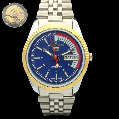 ВОССТАНОВЛЕННЫЕ ВИНТАЖНЫЕ МУЖСКИЕ ЧАСЫ SEIKO 5 PRESIDENT AUTOMATIC ИЗ ЯПОНИИ 575b-a305098-9