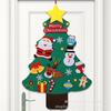 Cross-border felt Christmas tree children DIY educational toys Christmas atmosphere decoration Christmas tree room decoration