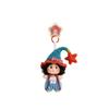 Saite Dudu Explosive Hair Freckle Plush Keychain, Cute Cartoon Doll Pendant Ornament, Soft Stuffed Bag Charm, Lovely Gift for Girls