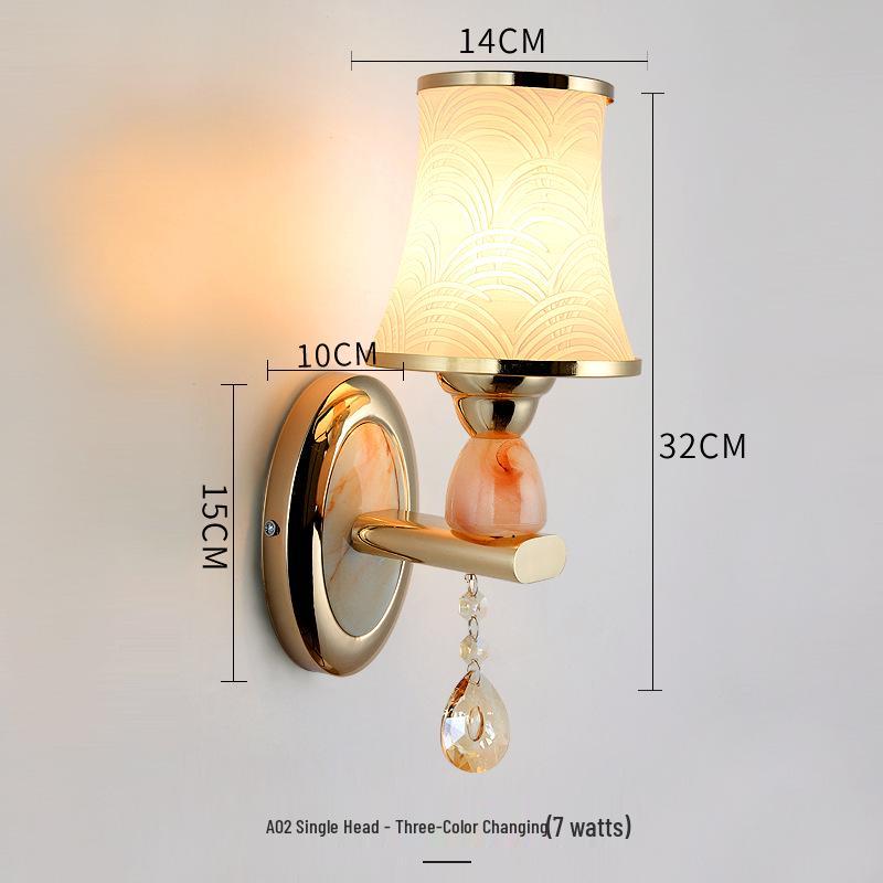 2025 Современный теплый настенный светильник для спальни, гостиной, столовой и лестницы