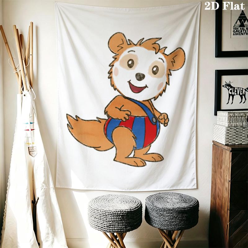 Bobo Siebenschlafer Wall Tapestry Aesthetic Wall Hanging Printed Fabric Blanket Decorative Tapestries for Bedroom Living Room Home Decor