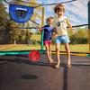 Foldable Trampoline Basketball Hoop Kit Multipurpose Portable Basketball Hoop Toys  for Kids Adults