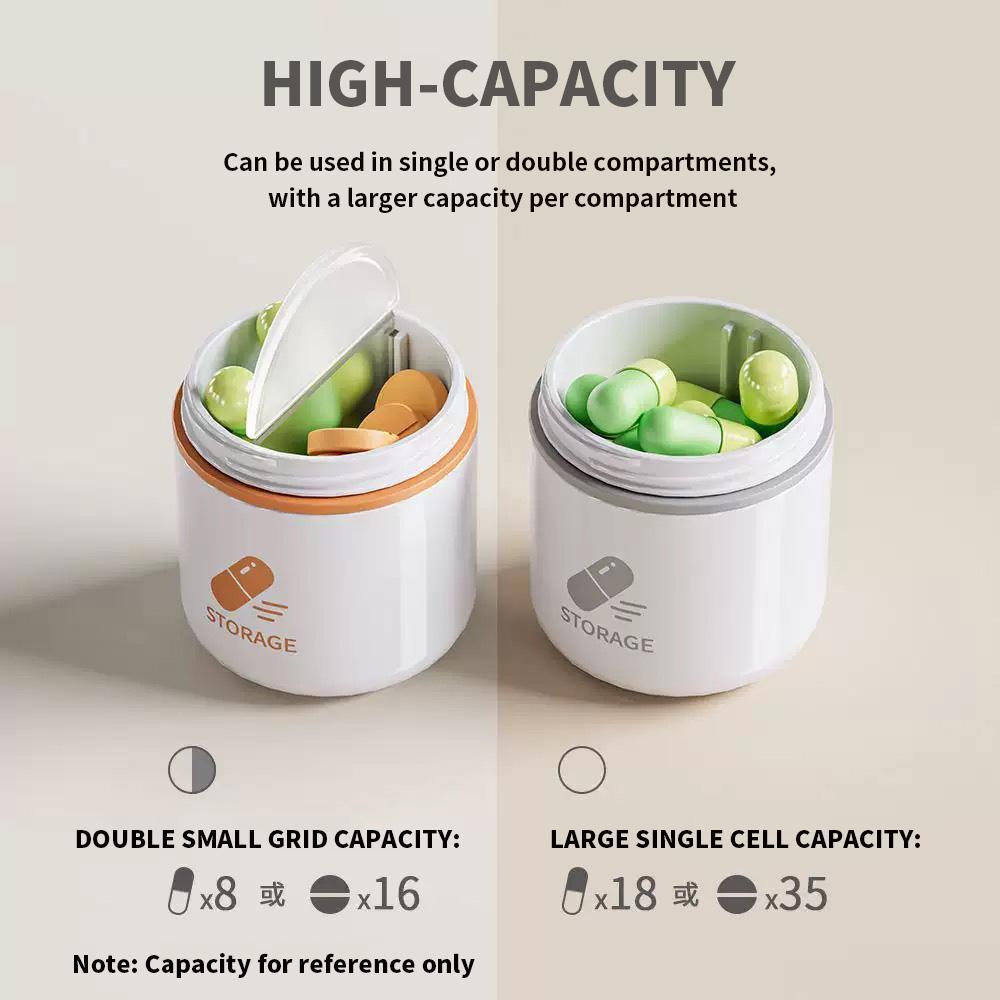 1 шт. Мини-бокс для лекарств - Компактный, Удобный, Водонепроницаемый и Влагостойкий - Домашний бокс для хранения таблеток