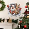 Christmas Wall Decals Peel And Stick 3D Wall Breaking Cute Wall Stickers Removable Winter Xmas Decor For Refrigerator Bedroom Living Room Home Chris