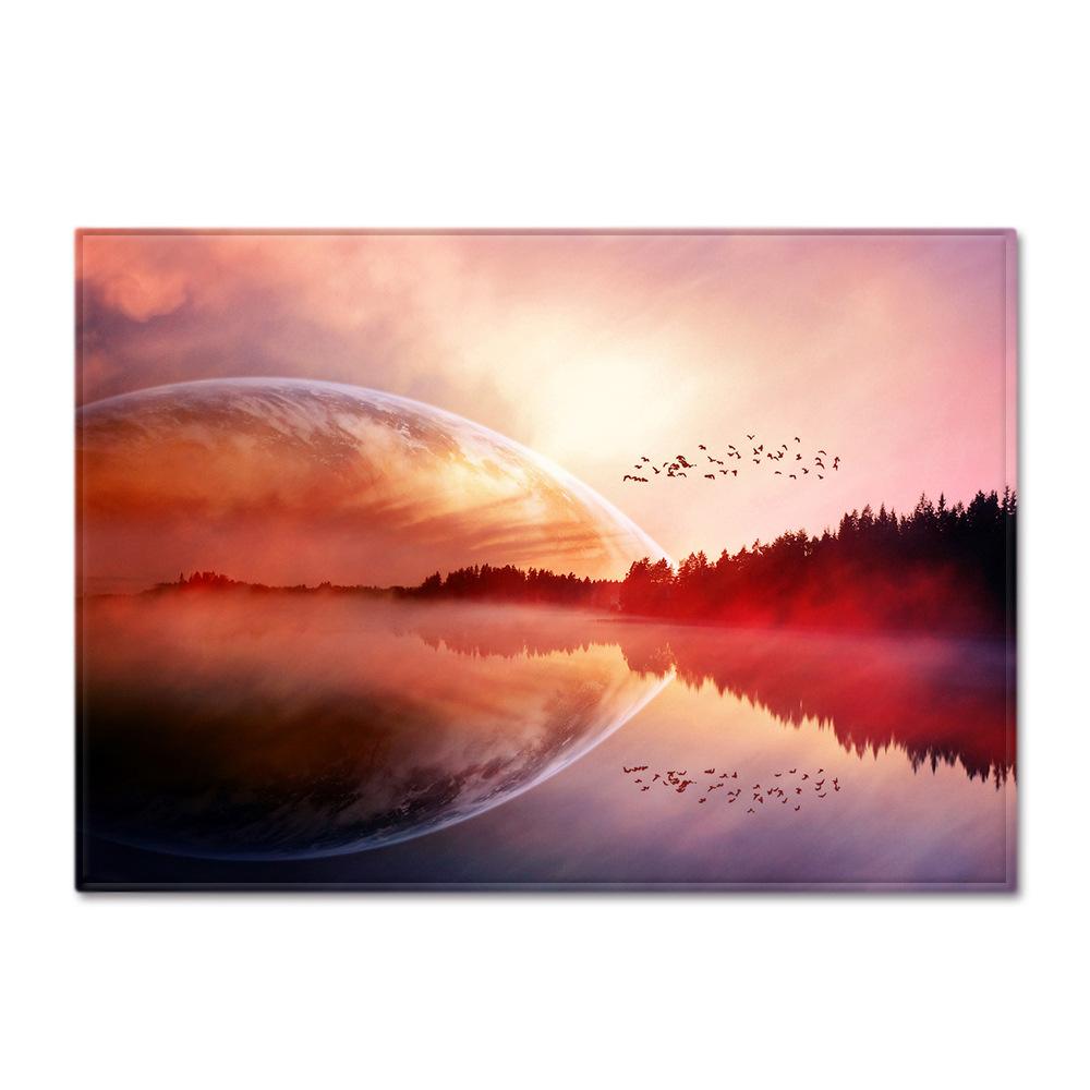 Scenic Carpet Feather Wind Bedroom Floor Mat