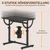 Drawing Table Height And Tilt Adjustable With Non Slip Storage Bar Black