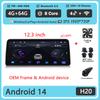 12.3 pouces pour Seat Leon 3 MK3 MK 3 2012 - 2020 écran Android 14 autoradio GPS Navigation 4G DSP BT Carplay lecteur vidéo Auto