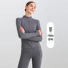 Женский укороченный кардиган с длинным рукавом и воротником-стойкой, приталенного кроя - Идеально подходит для осенней йоги, бега и фитнеса