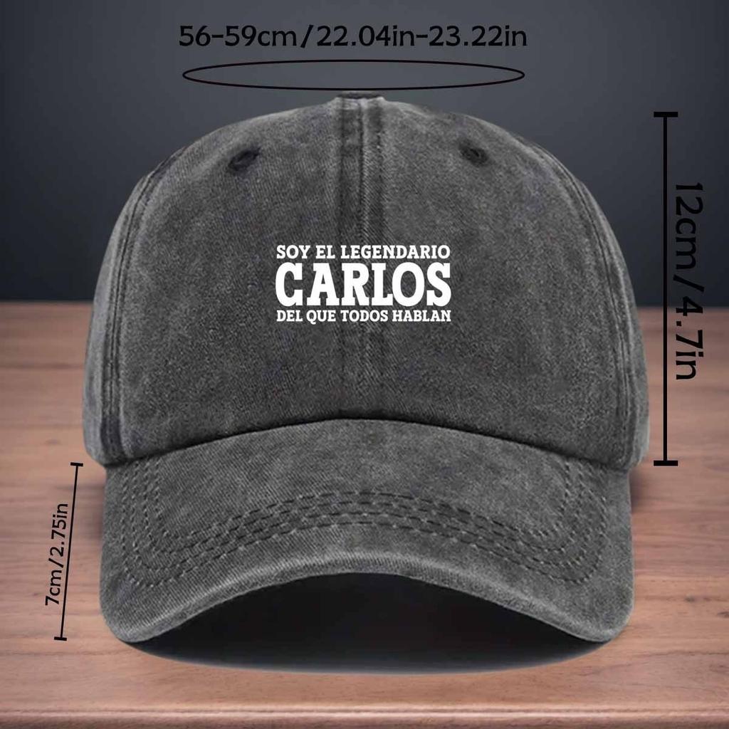 Printed Spanish Pattern Baseball Cap Handsome Casual Curved Brim Hat Couple Shopping Peaked Cap