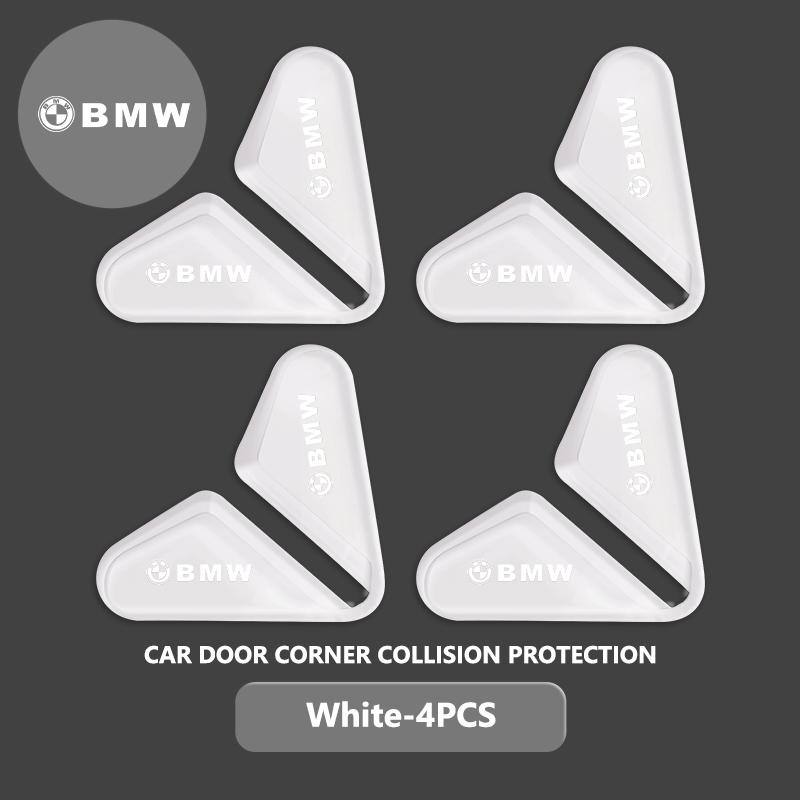 2/4pcs Car Door Corner Protective Anti-collision Guard Covers For BMW Performance X1 M3 M6 F01 F02 E34 E36 E60 F10 F20 X6