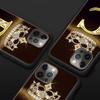 Чехол с золотым мраморным монограммой буквы для Apple iPhone 11 13 12 Pro 7 XR X XS Max 8 6 6S Plus 5 14 SE 2020 13Pro Черная крышка телефона