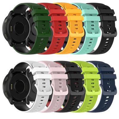 Классический 20 мм 22 мм спортивный силиконовый ремешок для Garmin Venu 3 Band сменный ремешок для часов Forerunner 165 265 255 Music Vivoactive 4