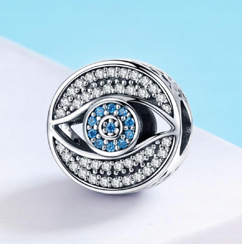 Charms Pr 925 Oko Pendant Bead Beads Colorful Zircons