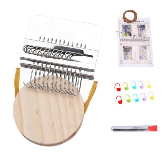 Набор для вязания на ткацком станке для пэчворка, вязание, ремонт, пэчворк, набор для изготовления пэчворка, портативный ткацкий станок для штопки изношенных мест, дыр