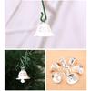 10/20pcs 2cm Christmas Hanging Bells Ornaments Christmas Tree Decor Supplies