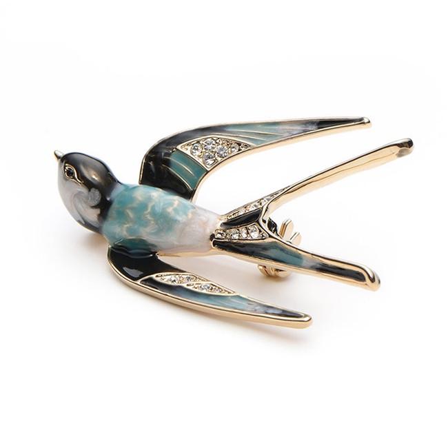 Europe and the United States Women Brooch Drip Oil Geese Pin Fashion Wild Brooch