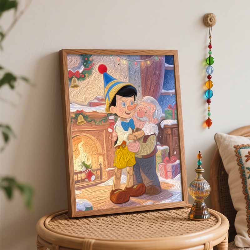 Disney Набор для рисования по номерам Пиноккио Ручная роспись Декор для дома