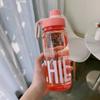 0.6L/0.8L/1L Large Capacity Water Bottles Leak Proof Sports Shaker Cup  Outdoor Sports