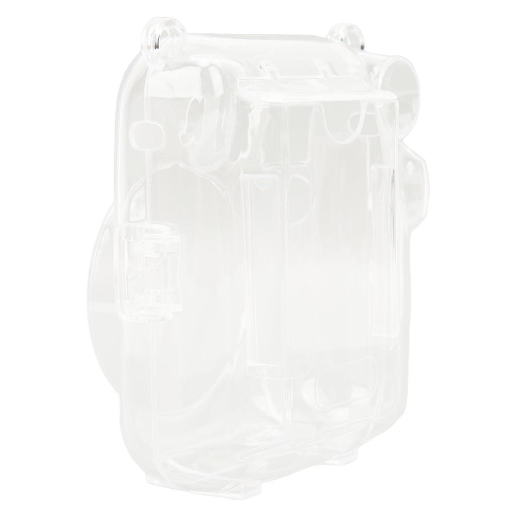 Clear Instant Camera Case PC Antiscratch Camera Sleeve With Adjustable Shoulder Strap For Instax Mini 12