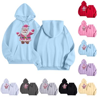 Женская повседневная толстовка с капюшоном и круглым вырезом, длинными рукавами и принтом