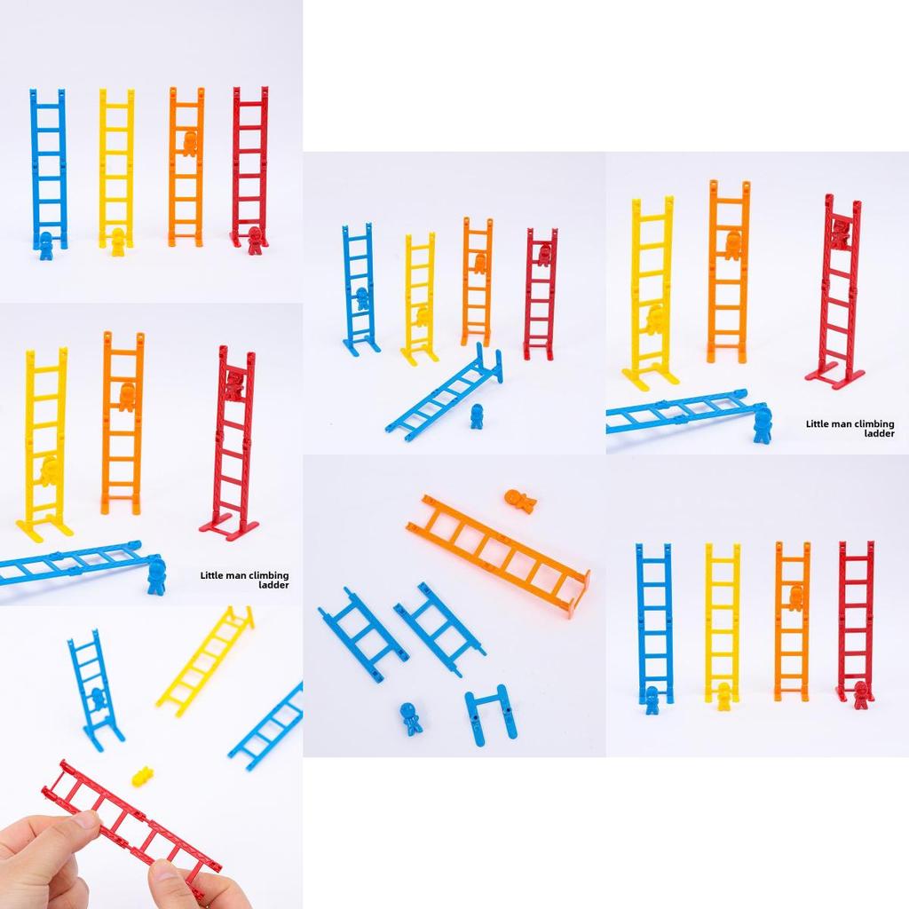 Детская пластиковая игровая лестница для лазания в стиле ретро для обучения и развлечений