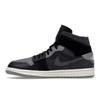 Air Jordan 1 Mid SE Craft Inside Out - Black Men Sneakers Light-Graphite Sail Cement-Grey DM9652-001