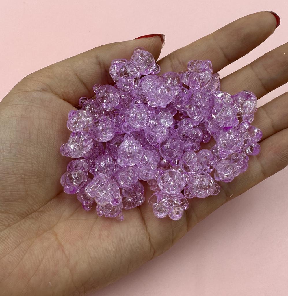 Подвески Ювелирные изделия Изготовление акрила DIY Материал Браслет Ожерелье Аксессуары 35 шт./компл. Имитация Стеклянных Взрывов Мультяшный Медведь Бусины Россыпью