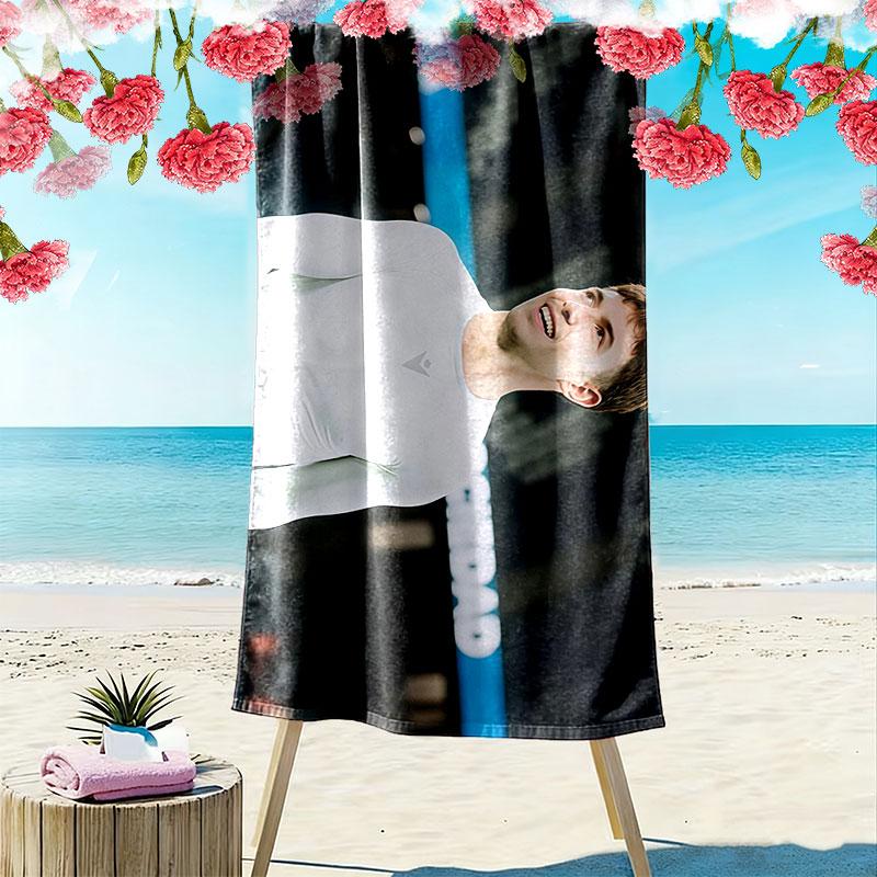 Zubimendi Print Beach Towel, Large Soft Quick Dry Towel for Beach Camping Swimming