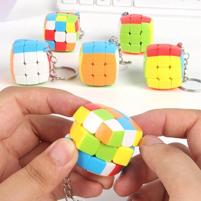 Мини-куб 3x3x3 брелок Magic Cube Puzzle Professional Magic Cube детские игрушки