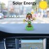 Solar Powered Dancing Beer Dog Car Ornament Office Decor Kids Gift Swing Dance Toy