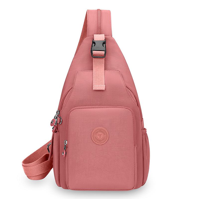 Женский рюкзак двойного назначения, нейлоновая сумка через плечо, большая вместимость, нагрудная сумка, дорожный рюкзак