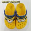 Cute Big Eyes Doll Anime Minionsed Cave Sandals Slipper Eva Multifunctional Waterproof Super Plush-Soled Beach Shoes Rain Shoe