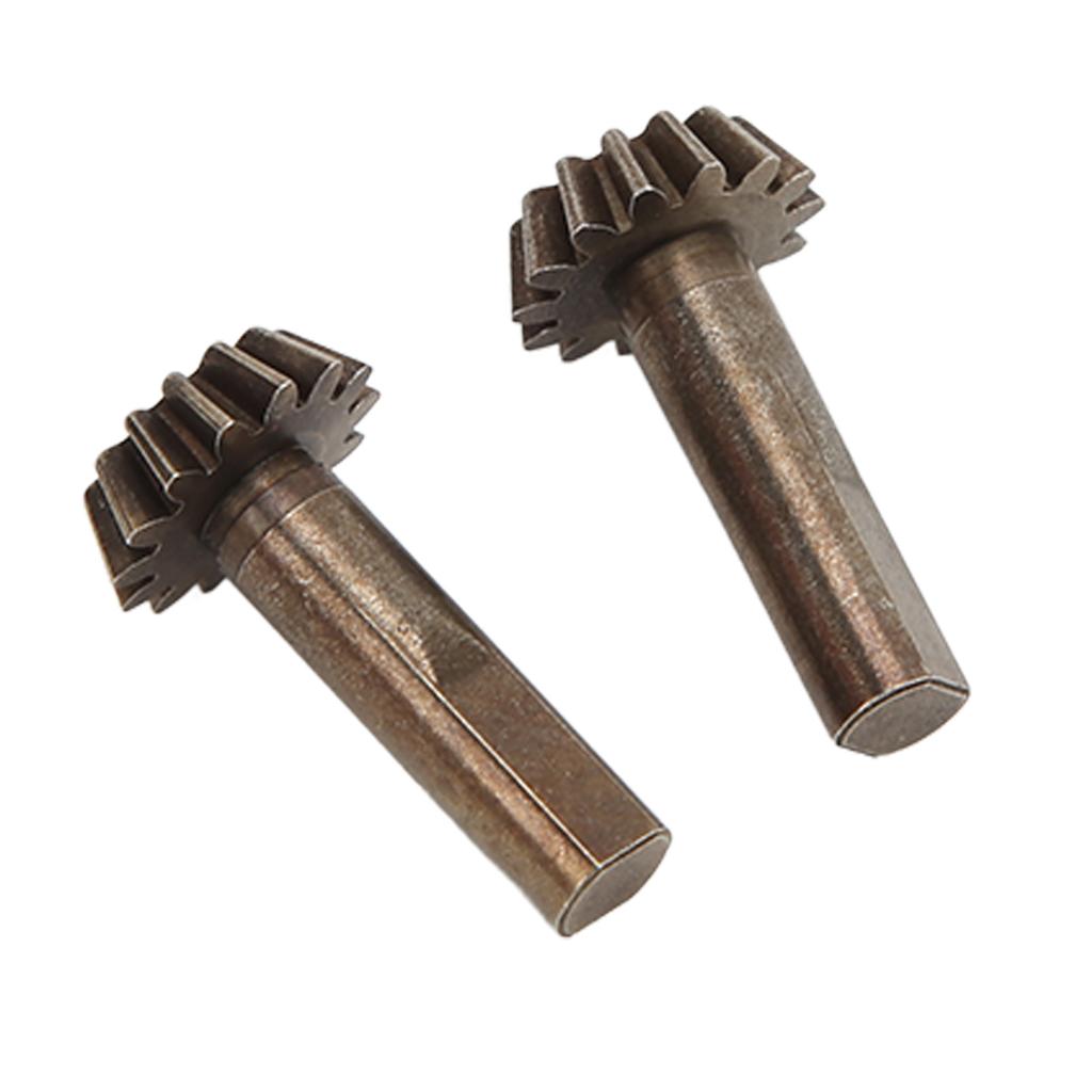 2Pcs RC Car Bevel Gear Metal Iron Heavy Duty Gears Set for WLtoys 110 104001 RC Car Crawler