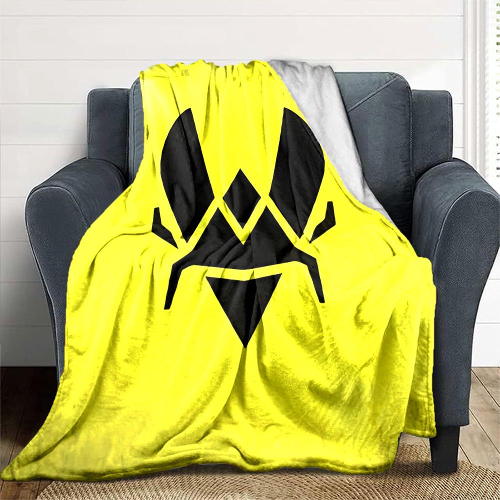1pc Blanket - logo Team Vitality Print Design,Lightweight Blanket for Sofa,Bed- Soft &Warm,Gift for All Seasons