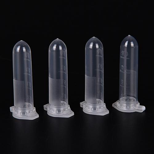 100Pcs 2Ml Micro Centrifuge Tube Vial Clear Plastic Vials Container Snap Cap